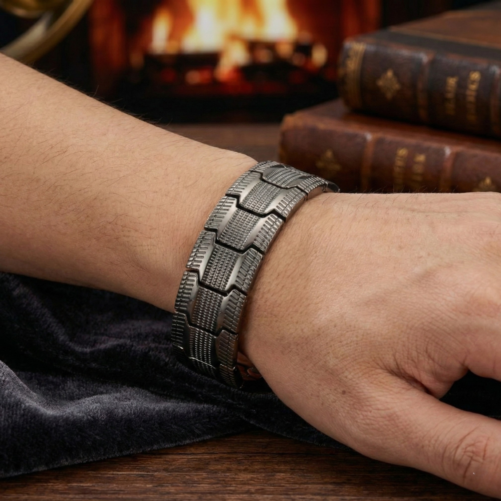 Louxlue™ Copper Magnetic Bracelet Relieve Daily Hand Fatigue & Support Healthy Circulation