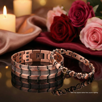 Louxlue™ Copper Magnetic Bracelet Relieve Daily Hand Fatigue & Support Healthy Circulation